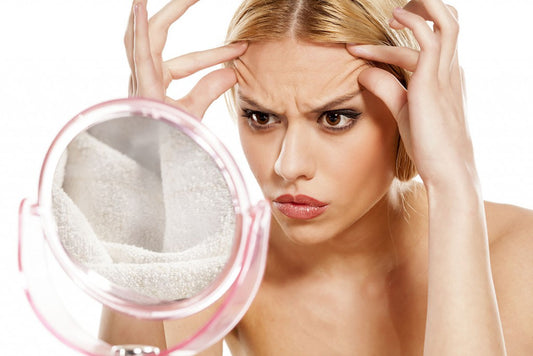 Are you getting stress acne and breakouts or premature wrinkles?